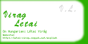virag letai business card